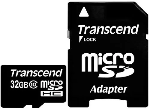 Карта памяти microSDHC 10 Transcend 32GB TS32 GU