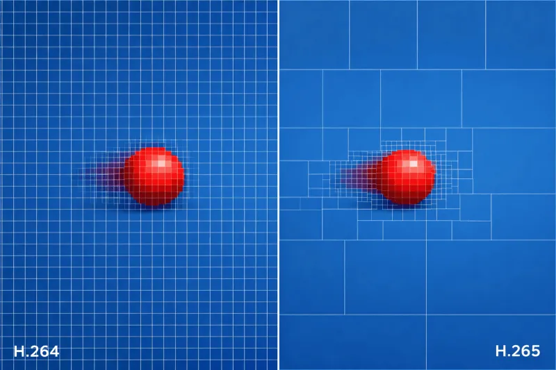 Кодеки H.265 и H.264: как сэкономить место на жестком диске в 4 раза