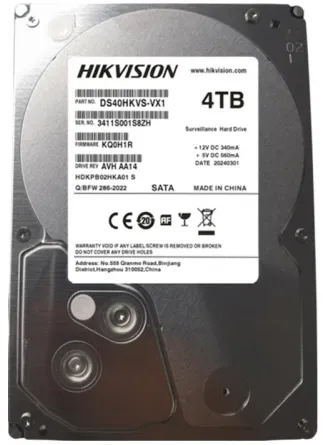 Жесткий диск Hikvision 4ТБ DS40HKVS-VX1