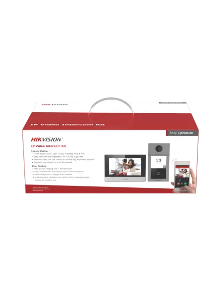 Комплект видеодомофона DS-KIS604-P(C)