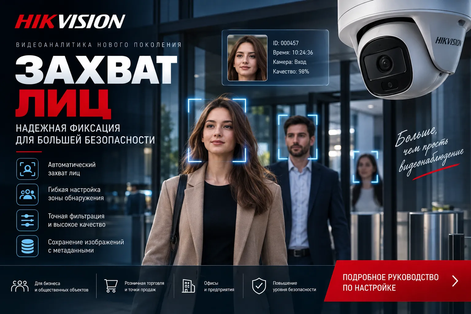 Захват лиц на камерах Hikvision: полное руководство по настройке Захват лиц на камерах Hikvision: полное руководство по настройке