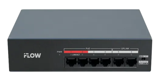 Коммутатор неуправляемый с POE iFLOW F-SW-EU206MPOE-V/L