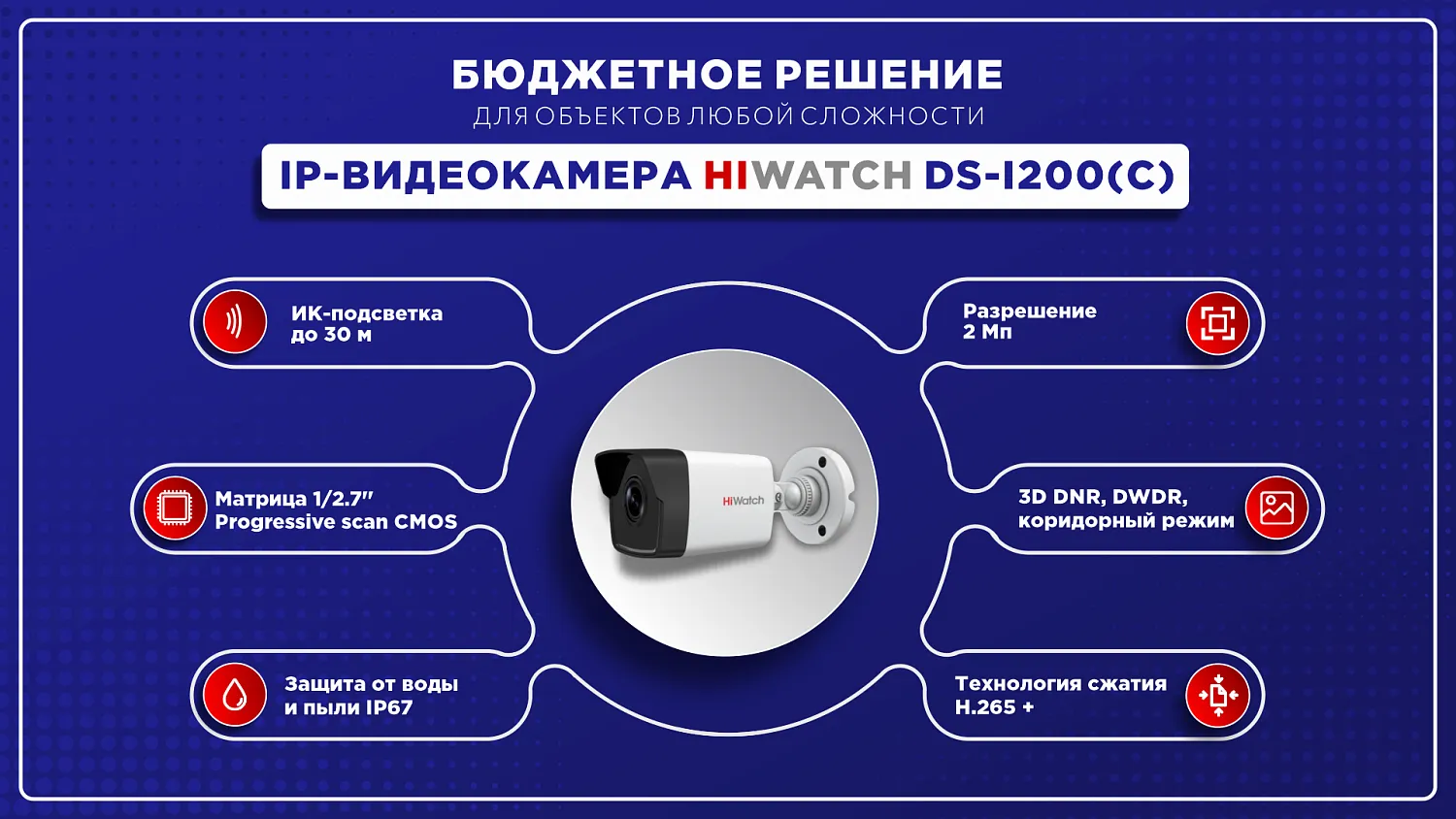 Видеокамера DS-I200 (C) 2.8mm