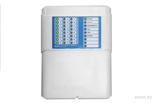 Прибор приемно-контрольный охранный ППКО 24/6