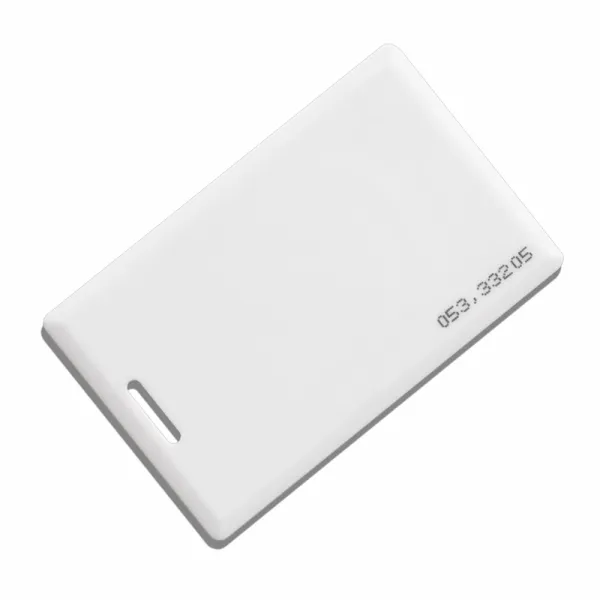 Карта толстая с прорезью и номером Clamshell SL-05 MF NUM