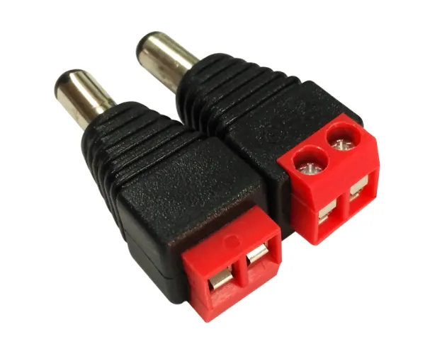 Разъем питания DC jack с клемной колодкой PVC-DC-MV
