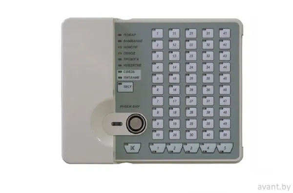 Блок индикации и управления Рубеж-БИУ 