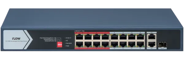 Коммутатор неуправляемый с POE iFLOW F-SW-EU418POE-V/L