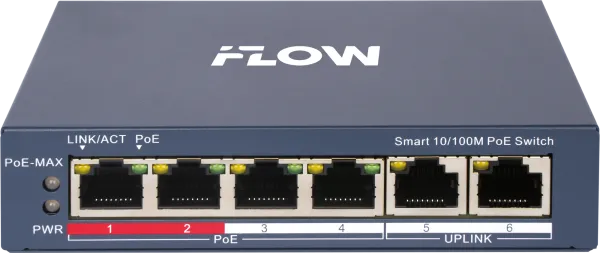 Управляемый PoE-коммутатор iFLOW F-SW-EM206POE-VM