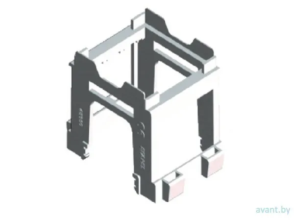 Адаптер для установки модулей 45x45 на DIN-рейку (45990 ABR)
