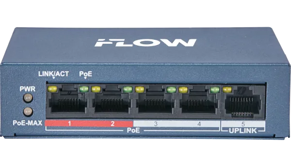 Коммутатор неуправляемый c POE iFLOW F-SW-EU205POE-V/L