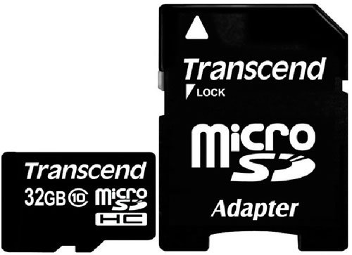 Карта памяти microSDHC 10 Transcend 32GB TS32 GU
