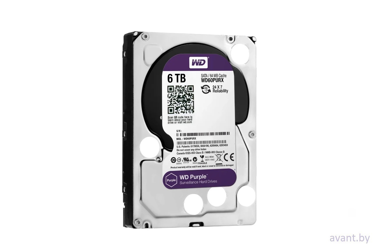 Жесткий диск 6TB WD WD60PURX