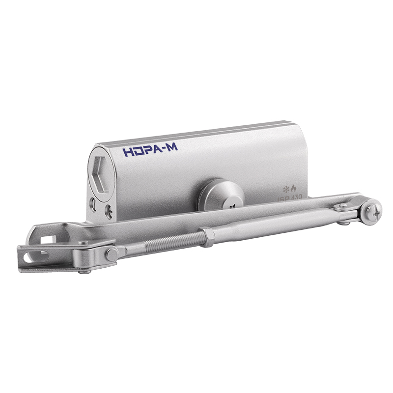 Доводчик НОРА-М 430 ISPARUS (от 50 до 120кг) (серебро) морозостойкий