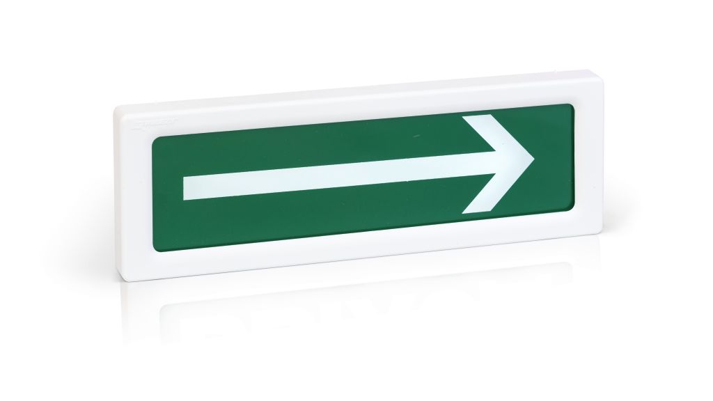 Оповещатель охранно-пожарный световой ОПОП 1-8 24В Направо