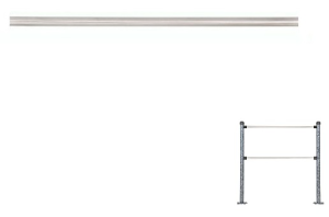 Горизонтальная перемычка (диаметр 32мм) L-1000мм НЕРЖ