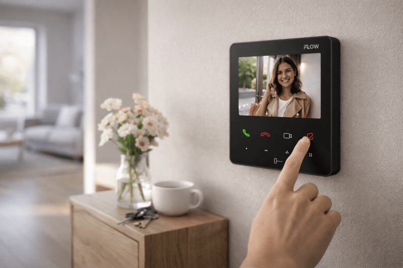 Обзор видеодомофона iFLOW F-VI-3321IPWE1