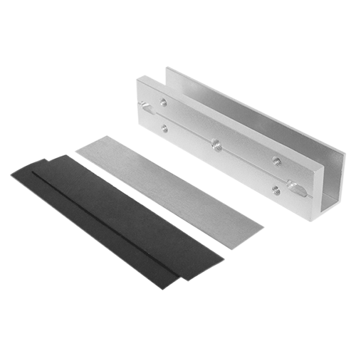 Кронштейн U типа  NOVIcam UH180 v.4163 для монтажа якоря на стеклянную дверь