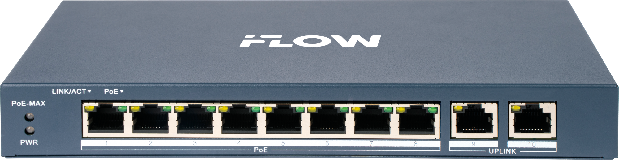 Коммутатор управляемый c POE iFLOW F-SW-EM410POE-VM/L