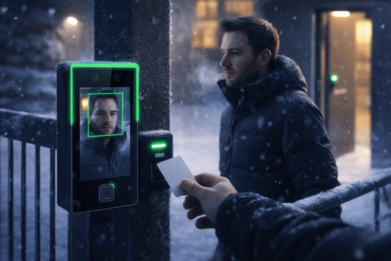 Обзор терминала распознавания лиц iFLOW F-KD-3440PMQC