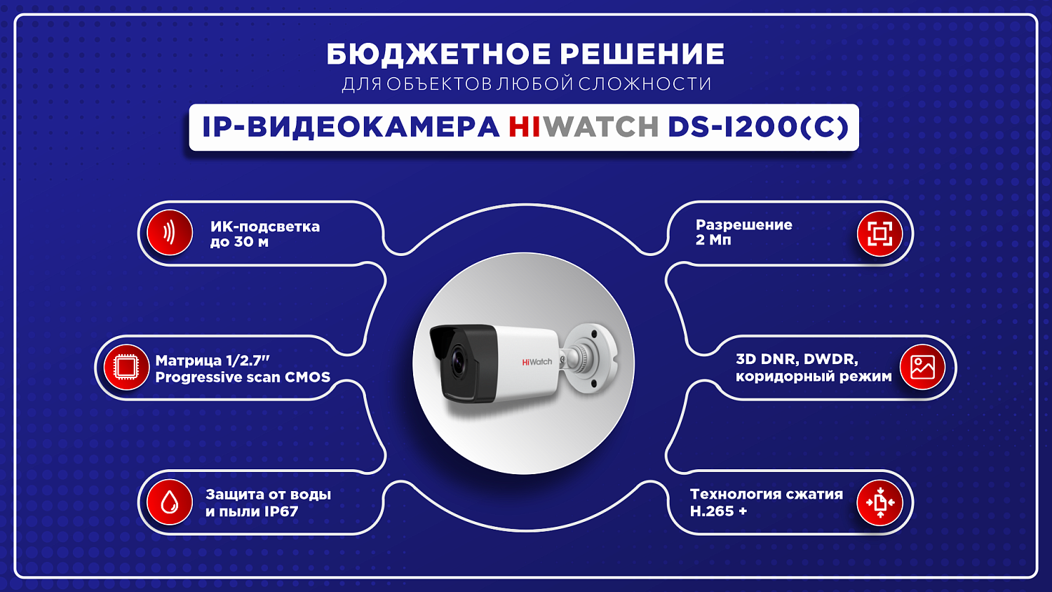 Видеокамера DS-I200 (C) 2.8mm