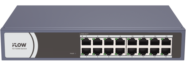 Коммутатор неуправляемый iFLOW F-SW-EU216R-O
