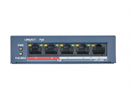 Коммутатор PoE неуправляемый DS-S504P(B)