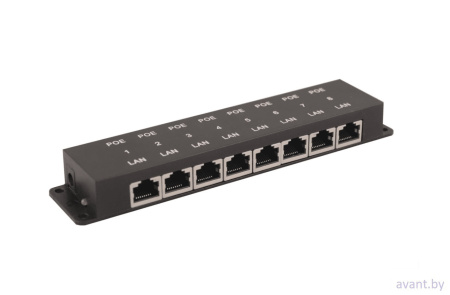 Инжектор PoE Midspan-8/P