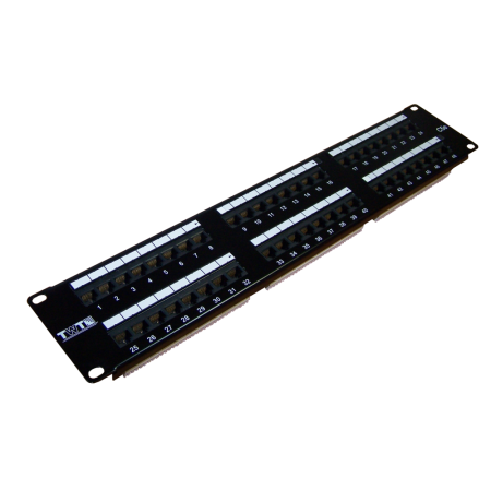 Патч-панель TWT, 24 порта, UTP, кат.5Е, 1U TWT-PP24UTP