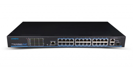 Коммутатор PoE Web настраиваемый UTP1-SW24-TP420
