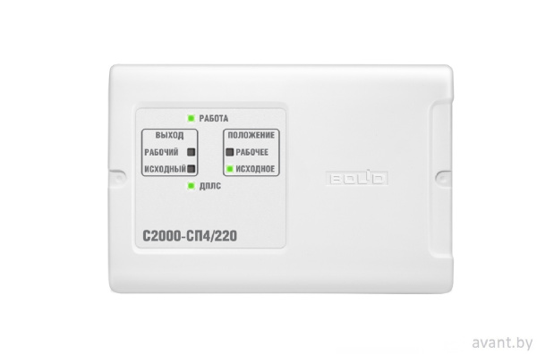 Блок адресный для управления приводом (дымоудаления) С2000-СП4/220 напряжение 220В