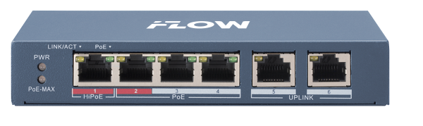 Коммутатор неуправляемый c POE iFLOW F-SW-EU206HPOE-V