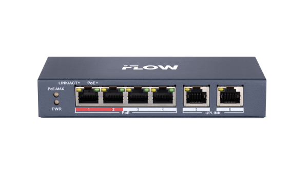 Коммутатор неуправляемый с POE iFLOW F-SW-EU206POE-V/L