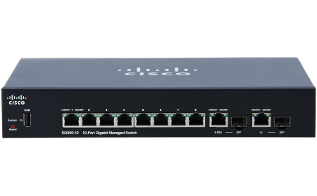 Коммутатор Cisco SG350-10 SG350-10-K9-EU