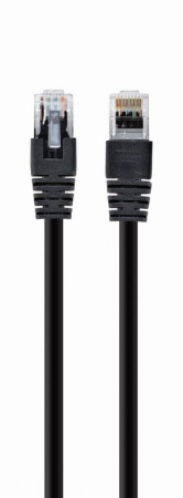 Патч-корд PP12-1M/BK Gembird 1m